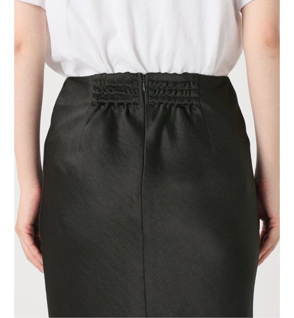 IENA「《追加11》ダブルサテンスカート」|スカート|