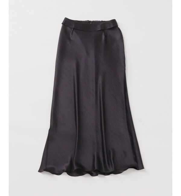 IENA「《追加11》ダブルサテンスカート」|スカート|