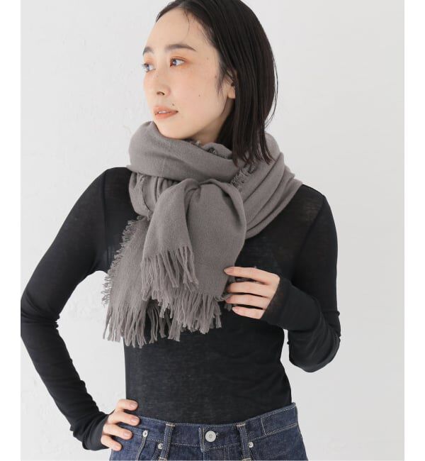 VERMEIL par iena「A SAUCE MELER アソースメレ カシミヤマイクロバスケットストール」|ストール|