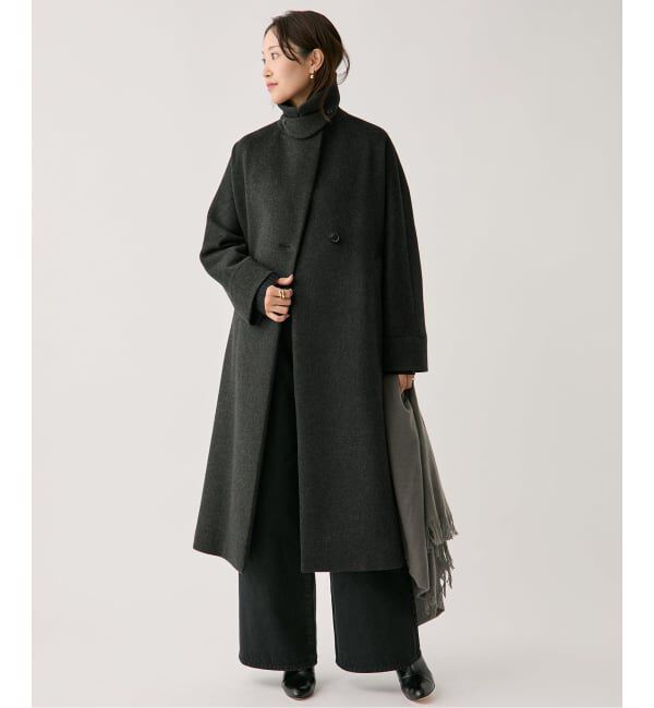 VERMEIL par iena「A SAUCE MELER アソースメレ カシミヤマイクロバスケットストール」|ストール|