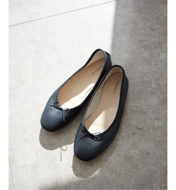 SLOBE IENA「《WEB限定サイズあり/追加6》BONITAS/ボニータス バレエシューズ」|バレエシューズ|ブラック