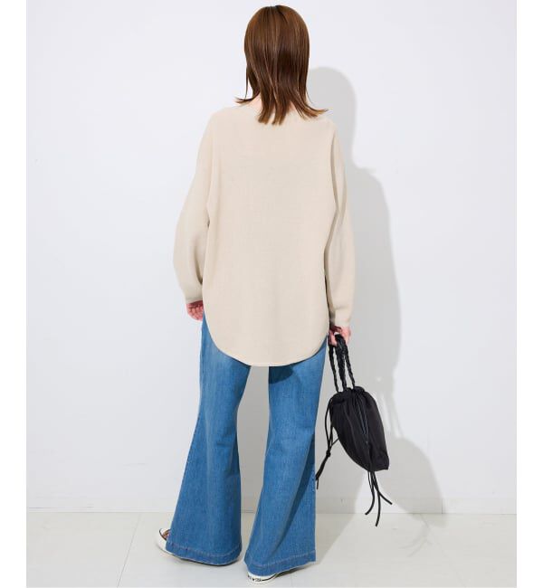 SLOBE IENA「ワッフルプルオーバー」|ニット・セーター|