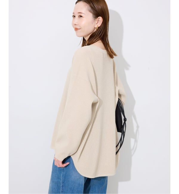 SLOBE IENA「ワッフルプルオーバー」|ニット・セーター|