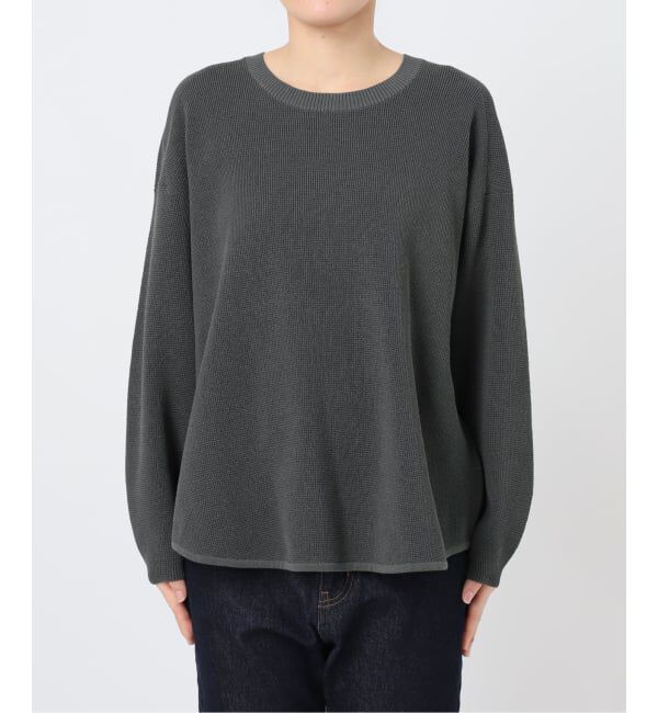 SLOBE IENA「ワッフルプルオーバー」|ニット・セーター|