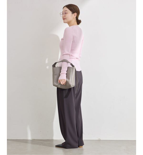 IENA「ウォッシャブル ジョーゼットスラックス」|スラックス|