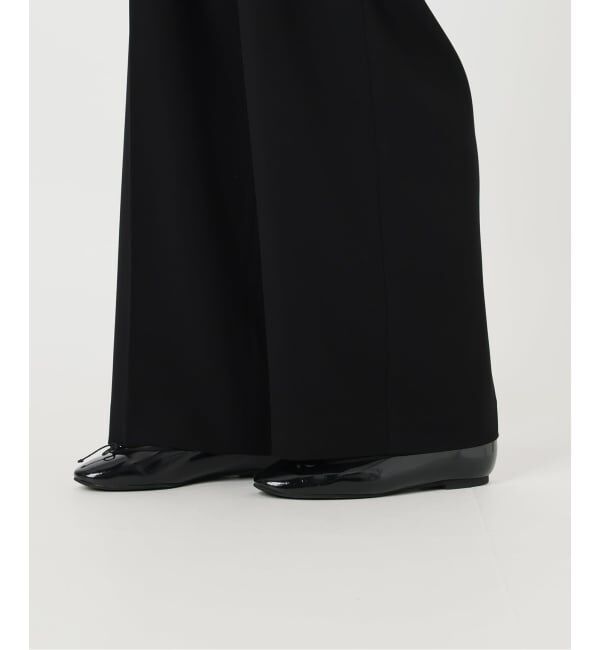 IENA「ウォッシャブル ジョーゼットスラックス」|スラックス|