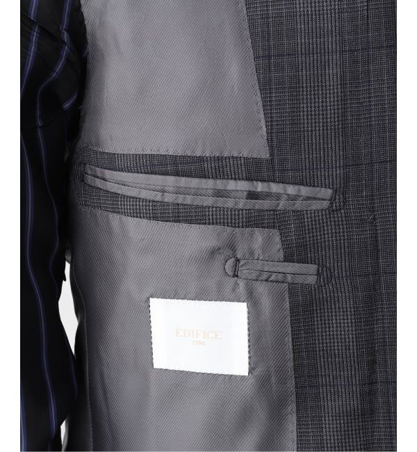 EDIFICE「D. OLIVER 2ボタン ロロピアーナ チェック」|スーツ|