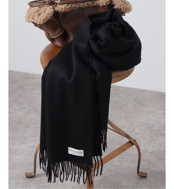 journal standard L'essage「【Johnstons of Elgin】cashmere solid stole：ストール」|ストール|