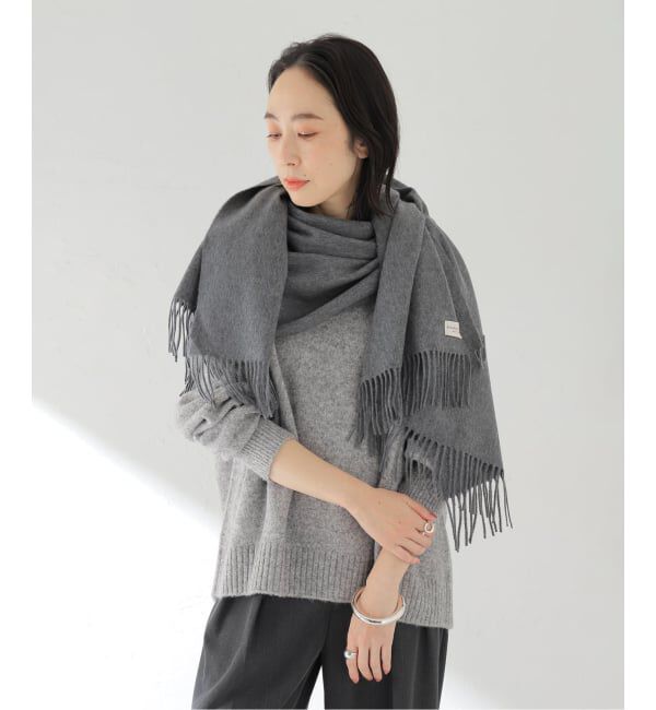 journal standard L'essage「【Johnstons of Elgin】cashmere solid stole：ストール」|ストール|
