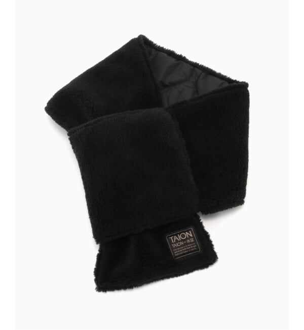 JOURNAL STANDARD relume「TAION / タイオン ミリタリー リバーシブル ダウンマフラー ソフトシェル」|マフラー|