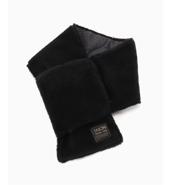 JOURNAL STANDARD relume「TAION / タイオン ミリタリー リバーシブル ダウンマフラー ソフトシェル」|マフラー|