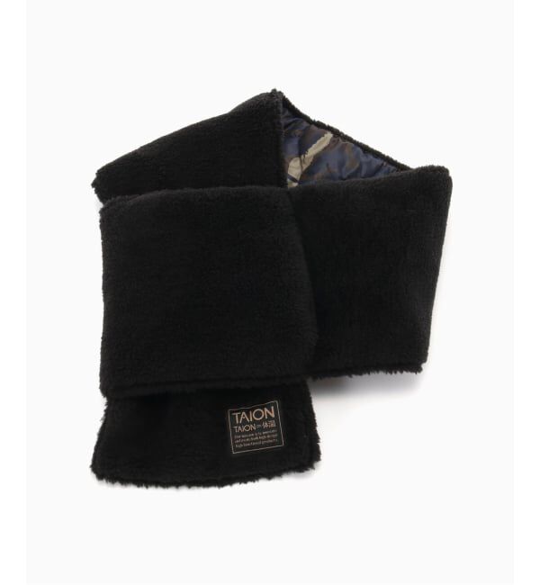 JOURNAL STANDARD relume「TAION / タイオン ミリタリー リバーシブル ダウンマフラー ソフトシェル」|マフラー|