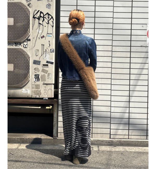 Oriens JOURNAL STANDARD「《追加予約5》ボーダープリントスカート」|スカート|