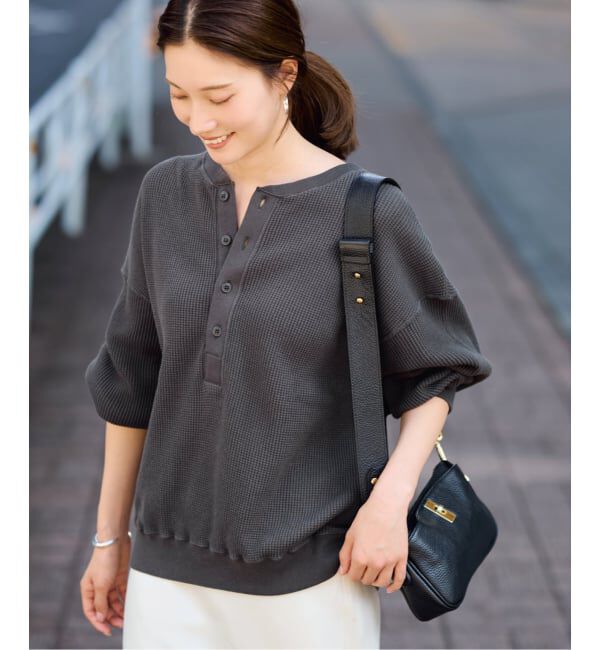 FRAMeWORK「≪追加≫ワッフルヘンリープルオーバー」|Tシャツ・カットソー|