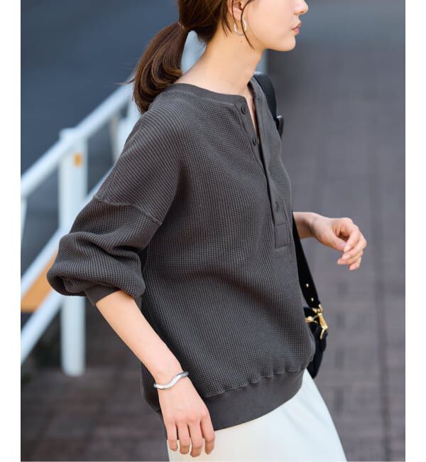 FRAMeWORK「≪追加≫ワッフルヘンリープルオーバー」|Tシャツ・カットソー|