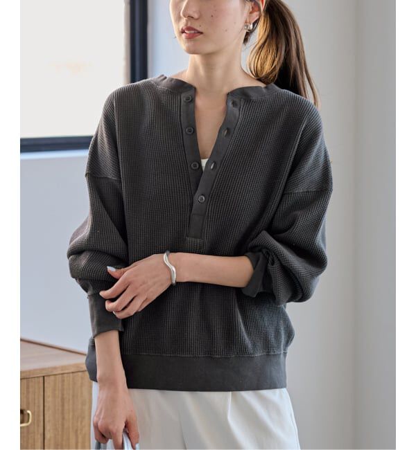 FRAMeWORK「≪追加≫ワッフルヘンリープルオーバー」|Tシャツ・カットソー|