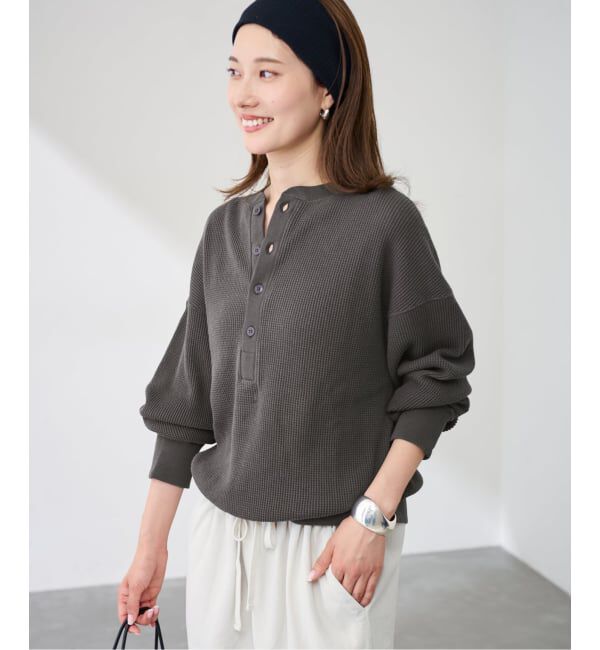 FRAMeWORK「≪追加≫ワッフルヘンリープルオーバー」|Tシャツ・カットソー|