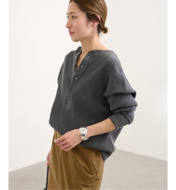 FRAMeWORK「≪追加≫ワッフルヘンリープルオーバー」|Tシャツ・カットソー|