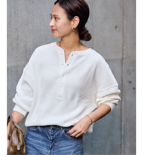FRAMeWORK「≪追加≫ワッフルヘンリープルオーバー」|Tシャツ・カットソー|