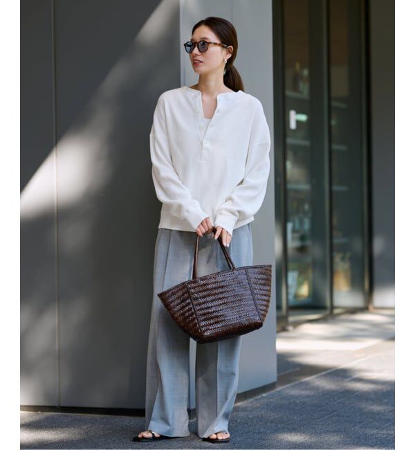 FRAMeWORK「≪追加≫ワッフルヘンリープルオーバー」|Tシャツ・カットソー|