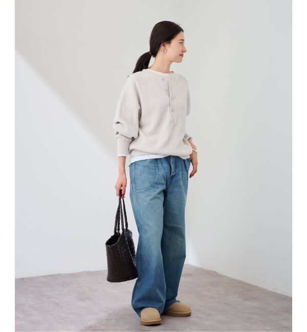 FRAMeWORK「≪追加≫ワッフルヘンリープルオーバー」|Tシャツ・カットソー|