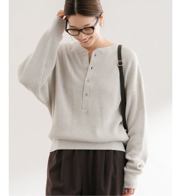 FRAMeWORK「≪追加≫ワッフルヘンリープルオーバー」|Tシャツ・カットソー|