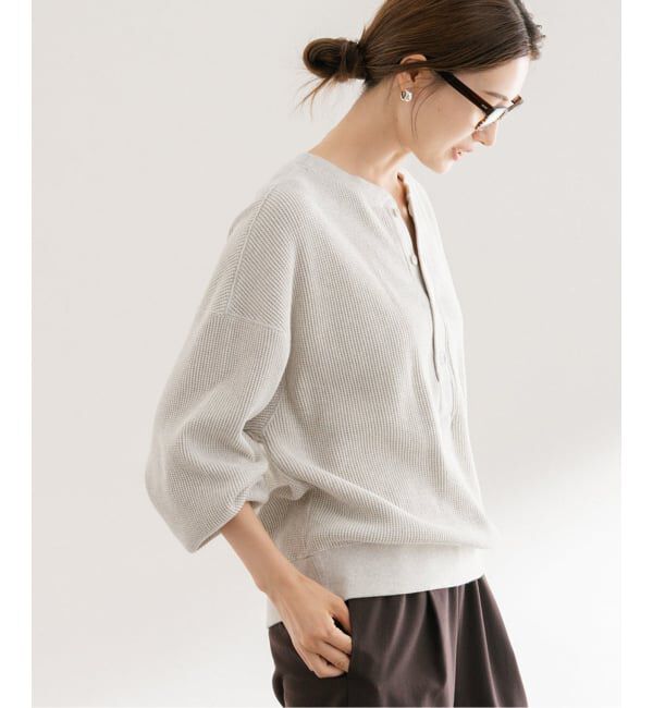FRAMeWORK「≪追加≫ワッフルヘンリープルオーバー」|Tシャツ・カットソー|