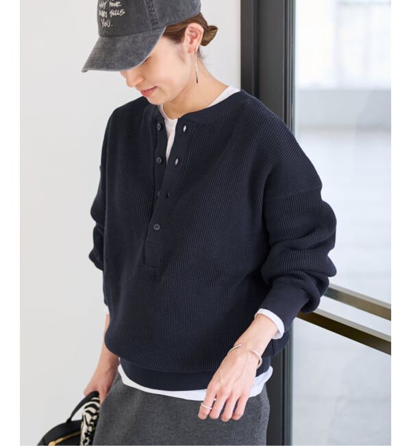 FRAMeWORK「≪追加≫ワッフルヘンリープルオーバー」|Tシャツ・カットソー|