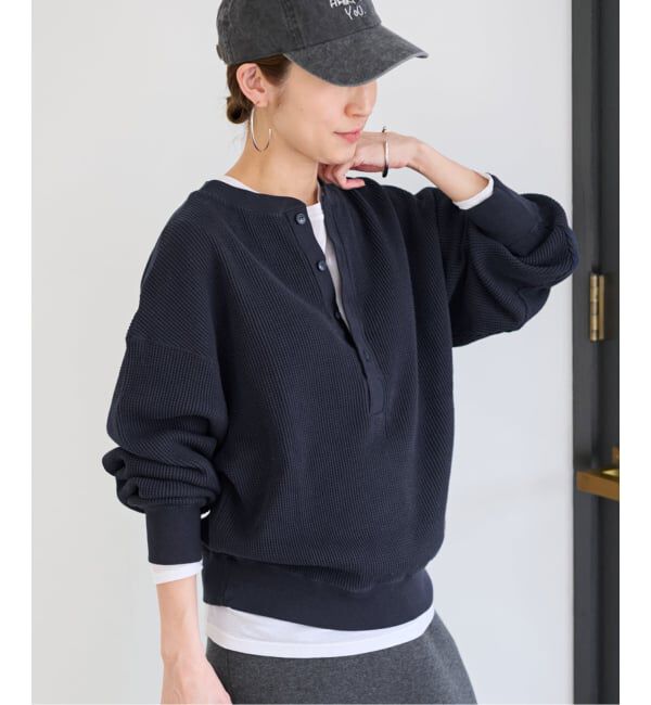 FRAMeWORK「≪追加≫ワッフルヘンリープルオーバー」|Tシャツ・カットソー|
