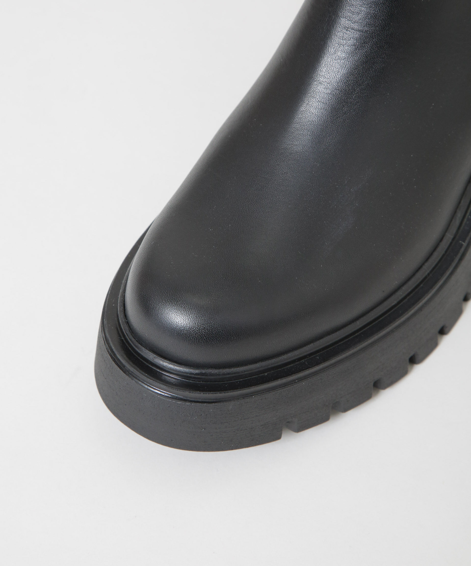 nano･universe「CORSO ROMA9/サイドゴアリブニットブーツ」|ショートブーツ|