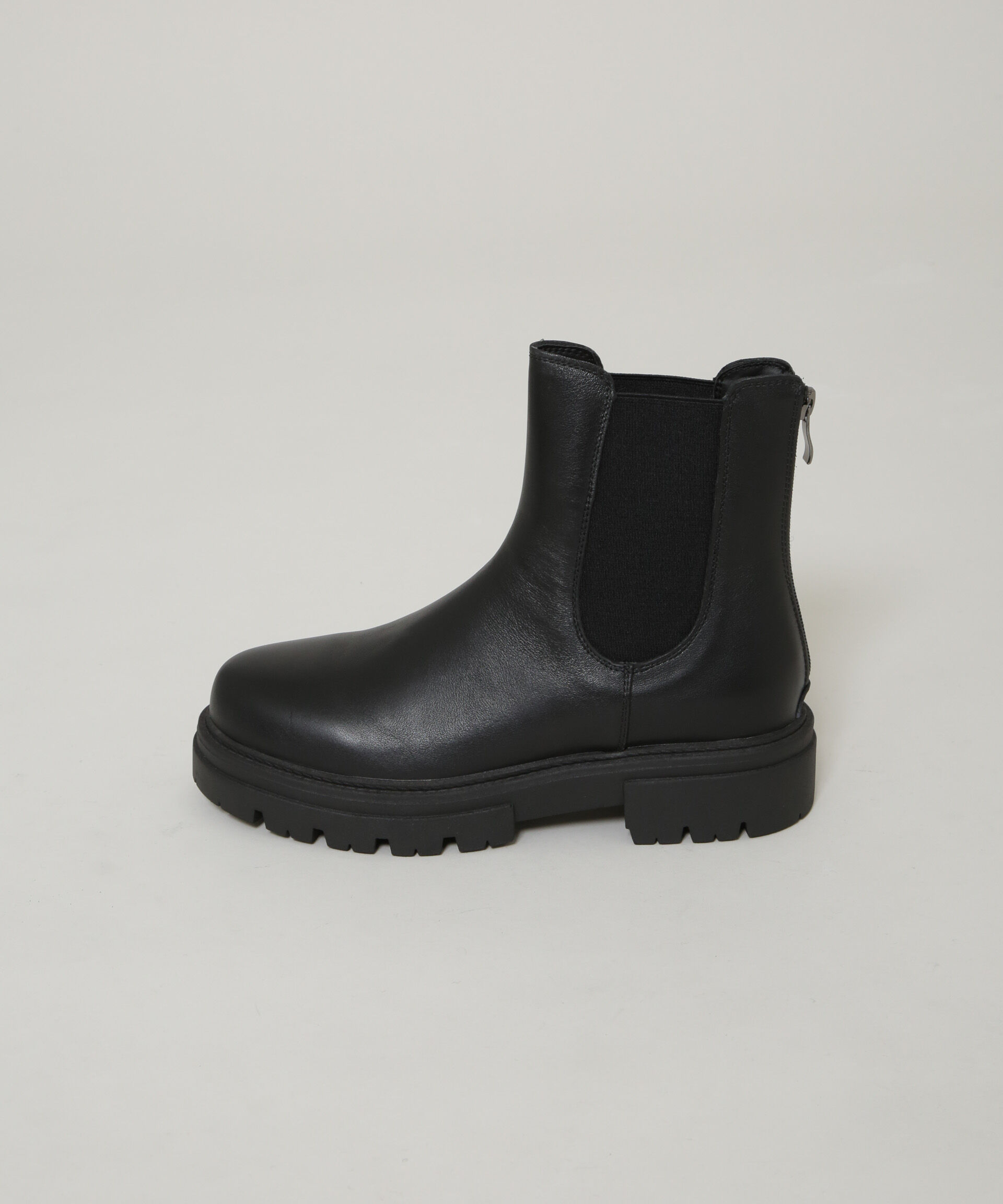 nano･universe「REMME/バックジップチェルシーブーツ」|ショートブーツ|