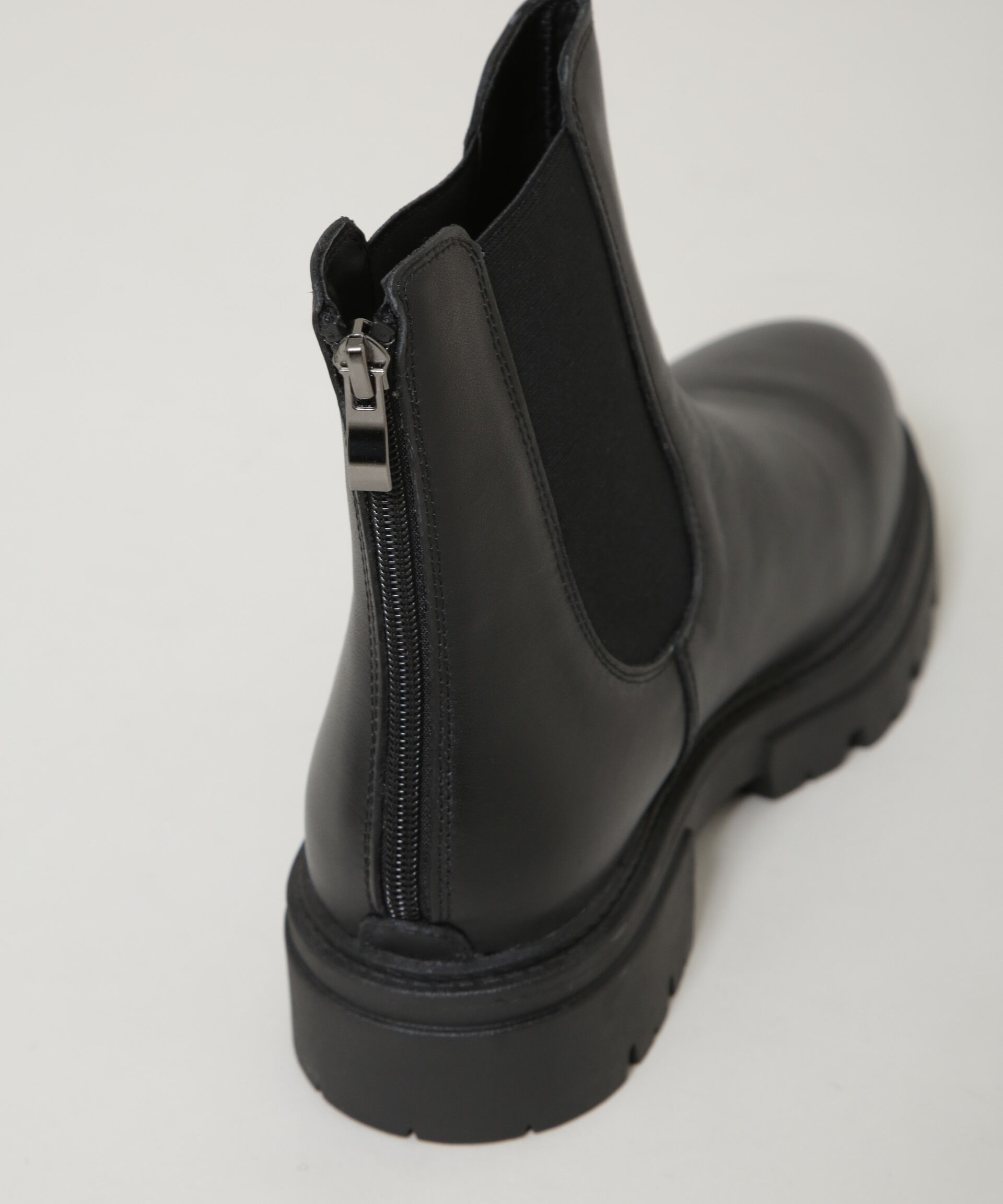 nano･universe「REMME/バックジップチェルシーブーツ」|ショートブーツ|