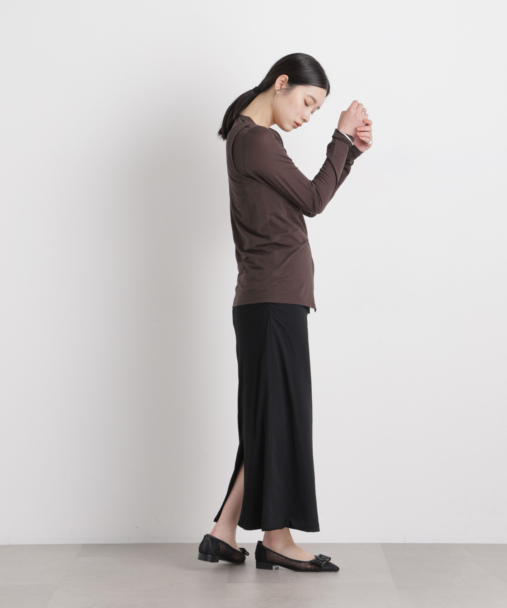 nano･universe「シアータンク＋ロンTレイヤードセット」|Tシャツ・カットソー|