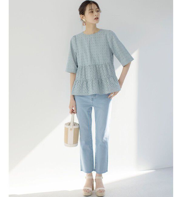 組曲「ミッドデニム パンツ」|デニム|