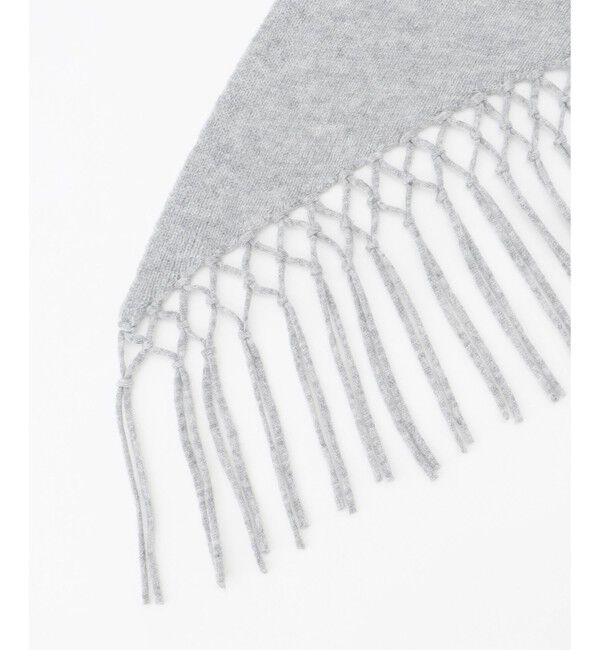 自由区「【SHIHOさん着用】ファインウールカシミヤフリンジ ストール」|ストール|