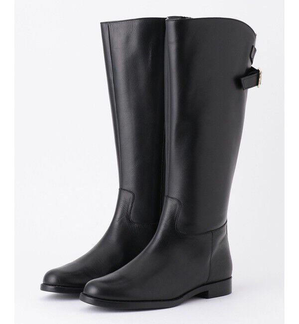 23区「ジョッキーベルト ブーツ(Lサイズ)」|ショートブーツ|ブラック系