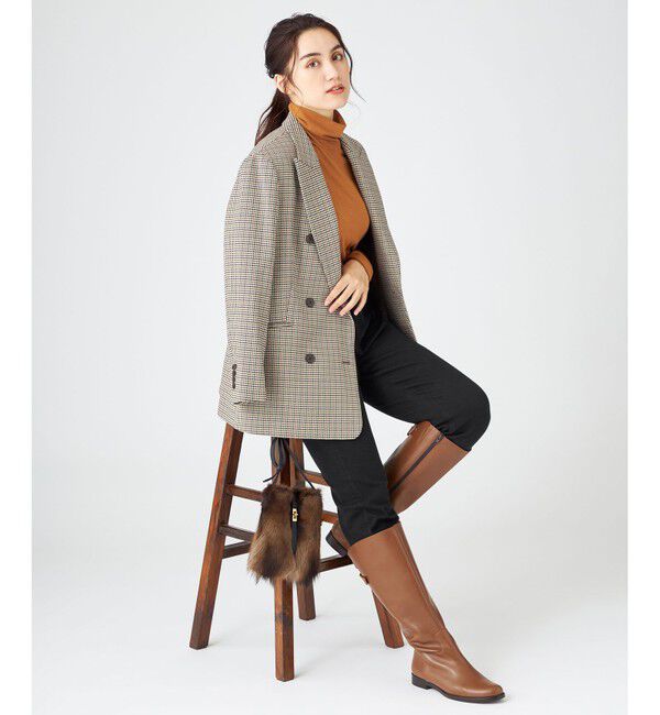 23区「ジョッキーベルト ブーツ(Lサイズ)」|ショートブーツ|