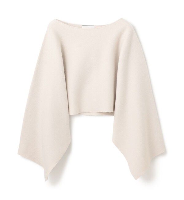 BEIGE,「CHICORA / プルオーバーウールニットケープ」|ストール|