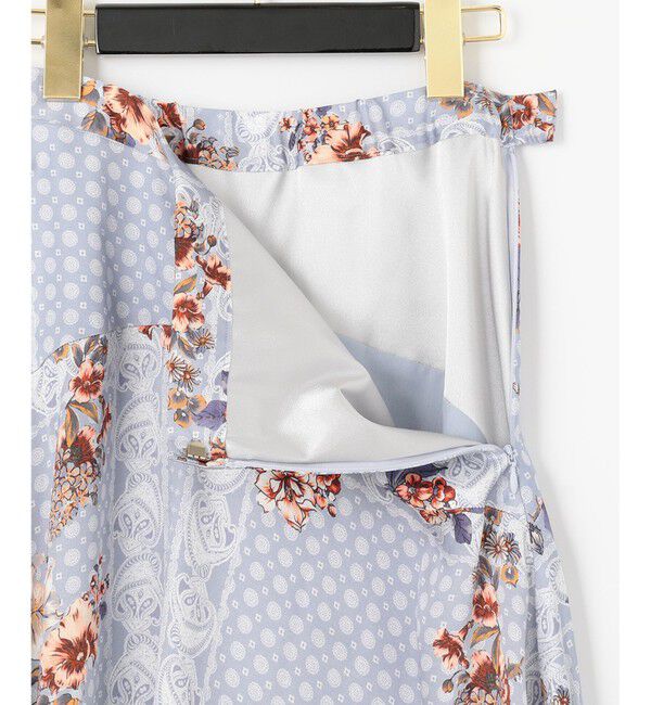 GRACE CONTINENTAL「バンダナフラワープリントスカート」|スカート|