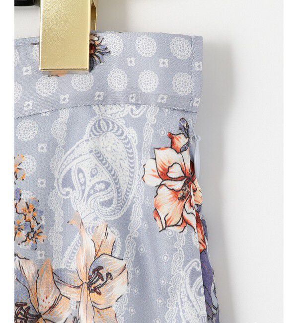 GRACE CONTINENTAL「バンダナフラワープリントスカート」|スカート|