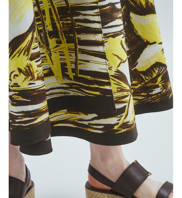 Grace Class「ペイントフラワーメキシカンスカート」|スカート|