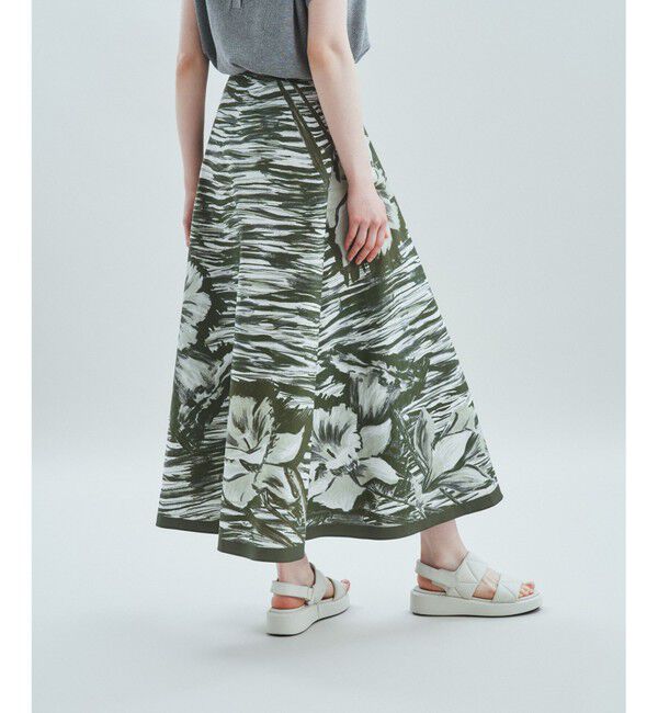 Grace Class「ペイントフラワーメキシカンスカート」|スカート|