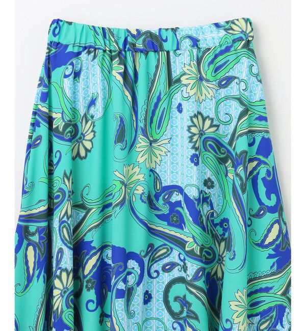 GRACE CONTINENTAL「ペイズリープリントギャザスカート」|スカート|