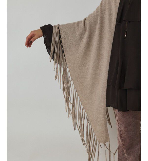 GRACE CONTINENTAL「フリンジストール」|ストール|