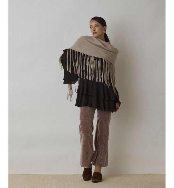 GRACE CONTINENTAL「フリンジストール」|ストール|