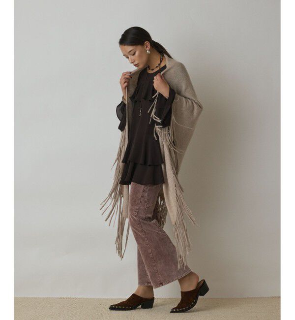 GRACE CONTINENTAL「フリンジストール」|ストール|