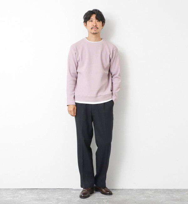 NOLLEY'S goodman「【IRM】《吸水速乾/UVカット》ワッフルダブルカラー LS Tee 25AW」|Tシャツ・カットソー|