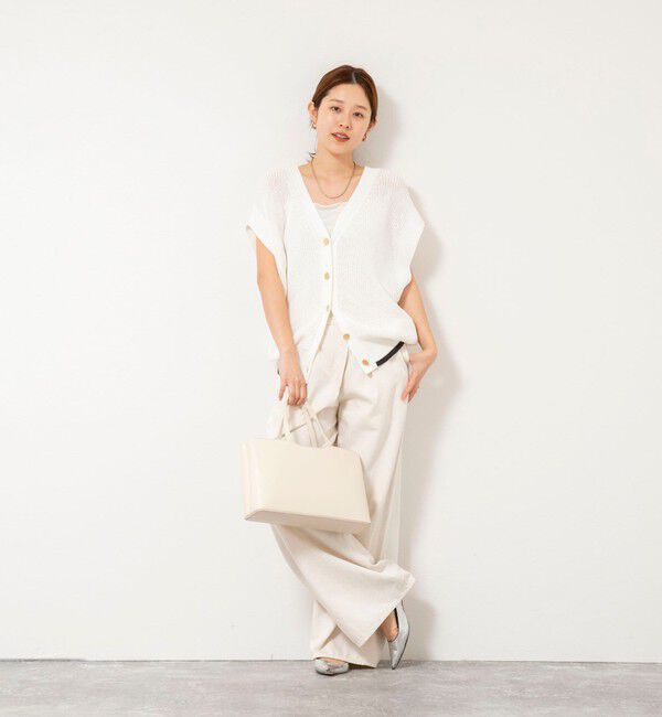 NOLLEY'S「【WEB限定】《手洗い可能》ペーパーヤーン2WAYベスト」|ベスト・ジレ|