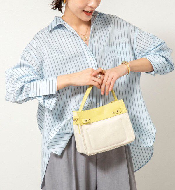 NOLLEY'S sophi「ウォッシャブルタンブラーストライプ3WAYシャツ」|シャツ・ブラウス|ブルー系3