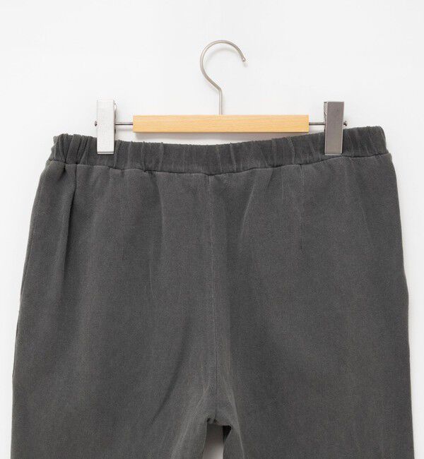 NOLLEY'S「ウォッシャブルピグメント加工フレアカットソーパンツ」|チノ|